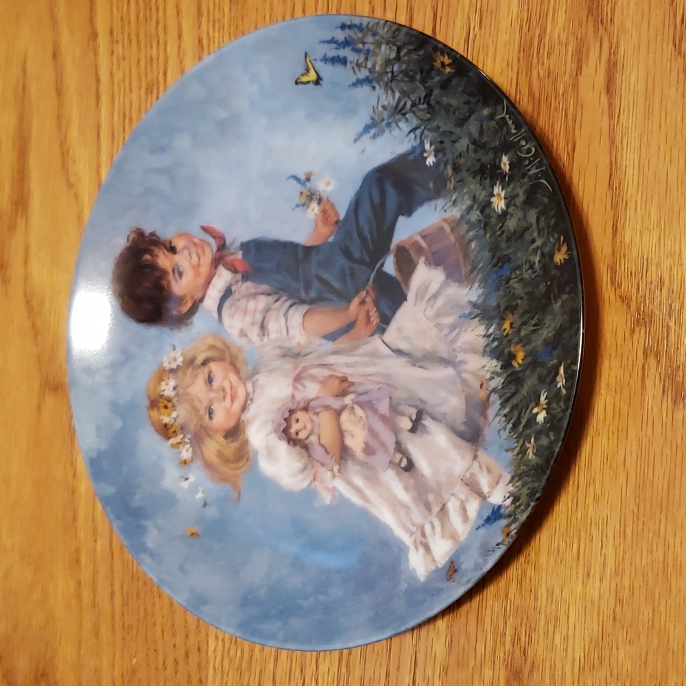 Jack and Jill 1986 Collectible Plate